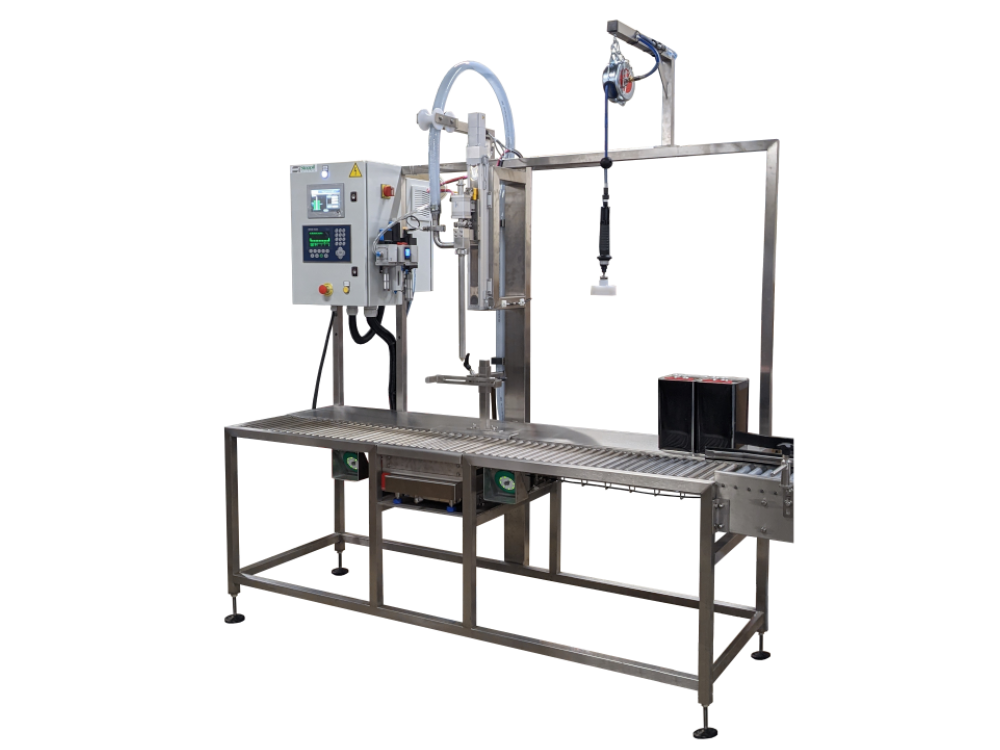 Semi-automatic weight filling machine